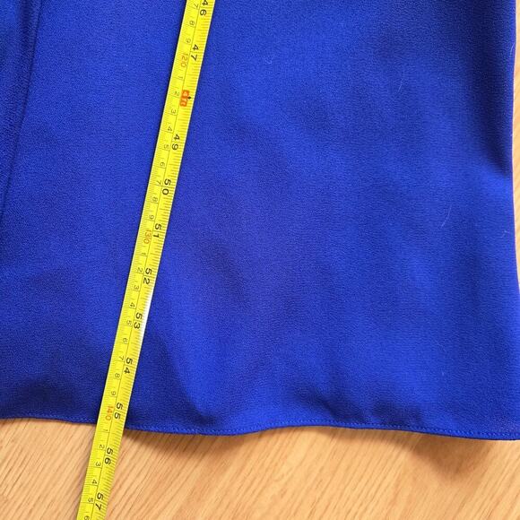 Ursula of Switzerland VTG 90s Blue Embroidered Dress 16 Gown Prom Regency USA - Picture 12 of 12